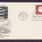 New York 1964 World's Fair, Postage Stamp Embossed Envelope AC First Issue USA
