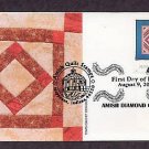 Amish Quilts, Diamond Quilt, First Issue USA