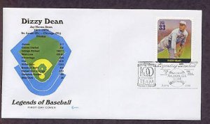 Dizzy Dean, Baseball Legend, Pitcher, First Issue USA