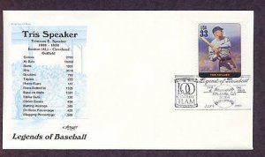 Tris Speaker, Baseball Legend, First Issue USA