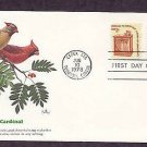 Cardinal, Wildlife that Shares the Border Between Canada and the USA, First Issue