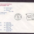South Carolina Statehood Bicentennial, HC First Issue FDC USA