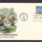 American Revolution, Battle of the Virginia Capes, First Issue USA