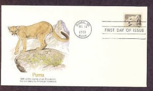 Puma Cat, American Wildlife, First Issue USA