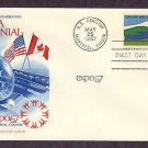 Expo 67, Canada Centennial, United States Pavilion, USA First Issue