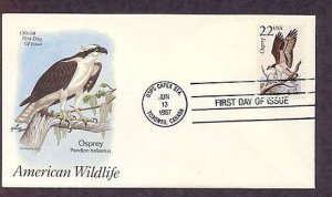 Osprey, North American Wildlife, First Issue USA