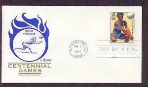 Atlanta 1996 Centennial Olympic Games, Beach Volleyball, First Issue USA