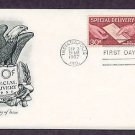 Special Delivery, American Bald Eagle, 1957 First Day of Issue USA