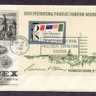 SIPEX, Sixth International Philatelic Exhibition Souvenir Sheet 1966 First Issue USA
