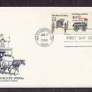 Horse Drawn Oil Wagon 1890s, First Day of Issue, USA
