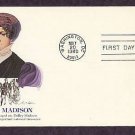 Honoring Dolley Madison, First First Lady to Preside in Washington D.C.,  First Issue USA