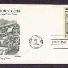 Adolph Simon Ochs, Publisher, Founder of the New York Times Newspaper, First Issue USA
