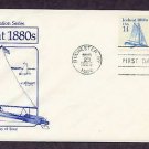 Iceboat 1880s, Fastest of All Winter Sports, First Issue USA
