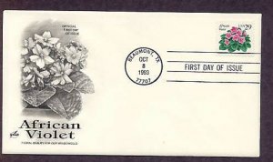 African Violet, First Issue USA