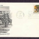 First Settlement in Alta California by Spain, Bicentennial, First Issue USA