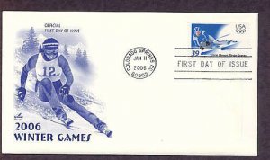 2006 Winter Olympics, Skier, First Issue USA