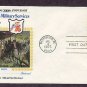 Bicentennial Revolutionary War Uniforms, Militia, First Day Issue Cover, 1975 USA