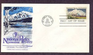 National Parks Centennial, Mount McKinley National Park, Alaska, First Issue USA