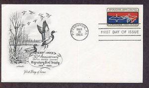 Migratory Bird Treaty between United States and Canada, Ducks, First Issue USA