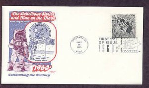 NASA Apollo 11, Space, Man on Moon, Footprint, AM, First Day of Issue USA