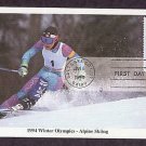 1994 Winter Olympics, Alpine Skiing, First Issue USA