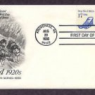 Alaskan Dog Sled, Huskies. Anchorage, Alaska, AC First Issue USA