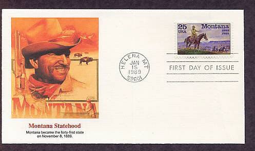 Centennial Montana Statehood, Western Artist Charles M. Russell and his Friends, FW First Issue USA