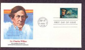 Antarctic Explorers, Lt. Charles Wilkes, FW First Issue USA