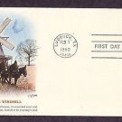 Dutch Windmill, Illinois 1860, First Issue USA