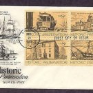 Historic Preservation, Decatur House, Whaling Ship, Cable Car, San Xavier del Bac Mission, FDC