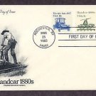 Railroad Handcar 1880s, Transportation, AM First Issue USA