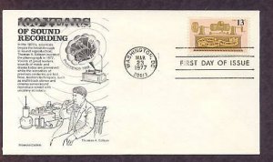 Tinfoil Phonograph, Thomas Edison, Aristocrat First Issue USA