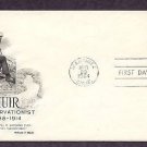 Naturalist John Muir, Giant Sequoia Trees, Conservation, AC First Issue USA