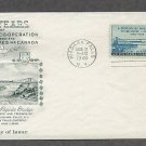 100 Years of Friendship USA and Canada, Whirlpool Rapids Bridge, 1948 First Issue USA