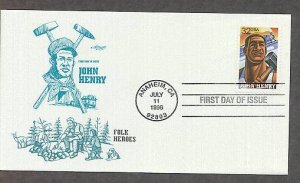 Folk Heroes, John Henry - The Steel Drivin' Man, First Issue USA