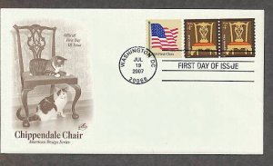 Chippendale Chair, Cats, First Issue USA