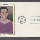 Honoring Frances Perkins, First Women Cabinet Member, FDR, CS, First Issue USA