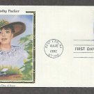 Honoring Author Dorothy Parker, Colorano Silk, First Issue USA