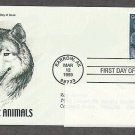 Arctic Animals, Gray Wolf, PCS, Addressed, First Issue USA