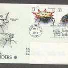 Insects and Spiders, Spinybacked Spider, Periodical Cicada, PCS, Addressed, First Issue USA