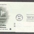 Great Lakes Lighthouses, Spectacle Reef, Lake Huron, Michigan, PCS First Issue USA