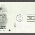 Great Lakes Lighthouses, Split Rock, Lake Superior, Michigan PCS First Issue USA