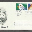 Bright Eyes, Lovable Popular Animal Pets and Companions, Budgie Parakeet, Hamster, PCS FDC Bright Eyes, Lovable Popular Animal Pets and Companions, Budgie Parakeet, Hamster, PCS FDC