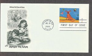 Future Stamp Designs by Children, Stampin' the Future First Issue USA