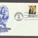 USPS Christmas Stamps, Madonna and Child, 1995, Giotto di Bodone, Child Holding Tree First Issue