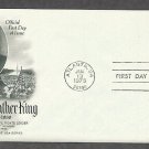 Dr. Martin Luther King Jr, Civil Rights, Black History, African American, First Issue FDC USA