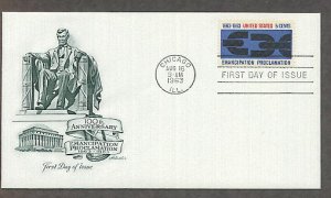 Emancipation Proclamation, Slavery, Abraham Lincoln AM First Issue USA