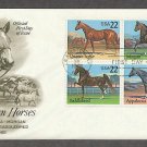 Horses, Appaloosa, Quarter Horse, Morgan, Saddlebred, AC First Issue USA