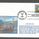 Lewis and Clark Expedition, Gary R. Lucy Painting, First Issue FDC USA