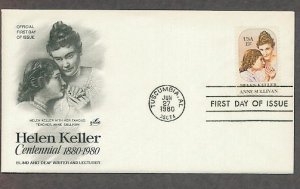 Blind Deaf Helen Keller, Anne Sullivan, AC First Issue USA